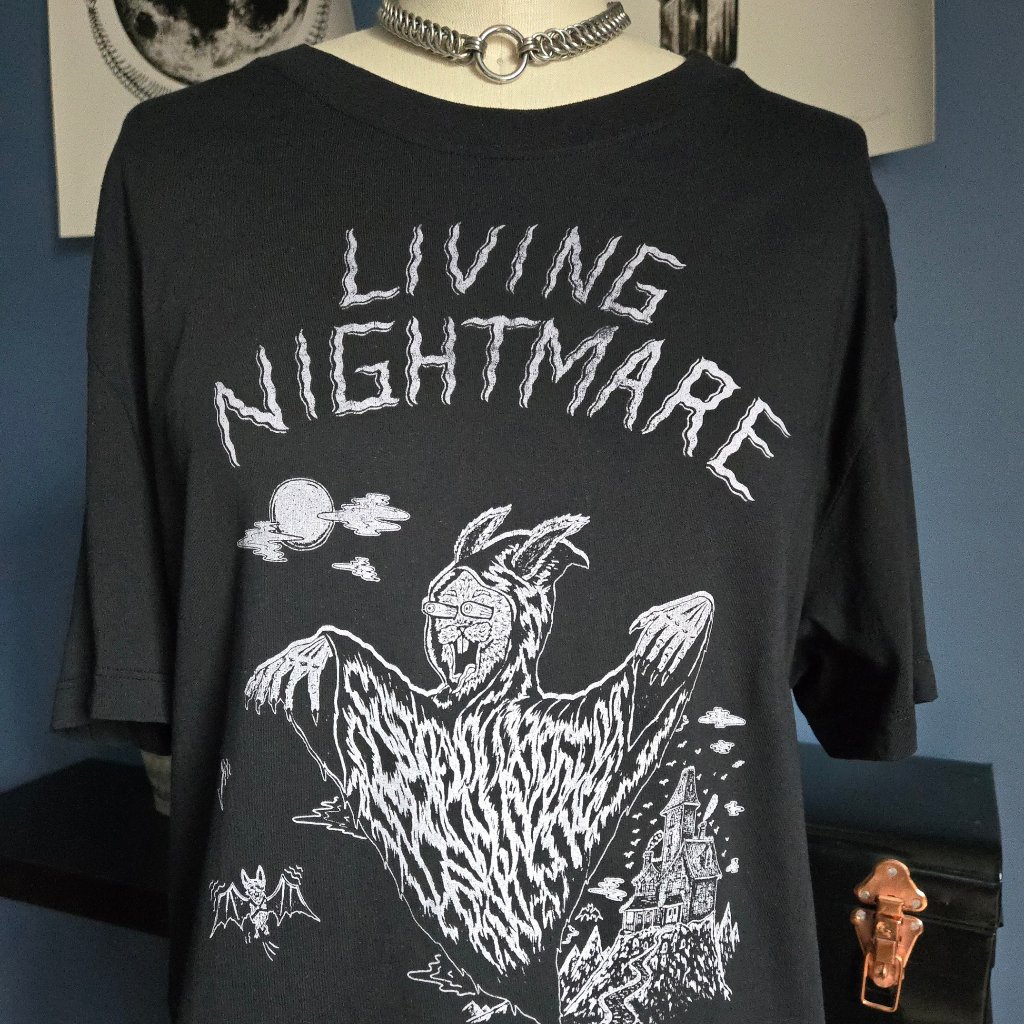 Mcq By Alexander Mcqueen | Living Nightmare Tee (Oversized Women's Size S)